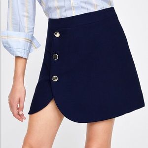 ZARA Mini Skirt with Buttons NWT